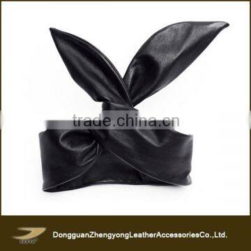 Fashion sheep genuine leather headband