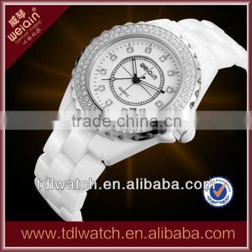 W2195 Big Face Sapphire Ceramic Watch For Women