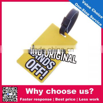 PVC travel carton luggage tag/carton plastic tag/ carton travel tag