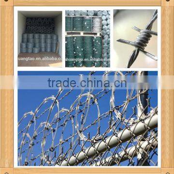 hot dipped galvanized barbed wire/galvanized barbed wire/prison welded razor barbed wire mesh