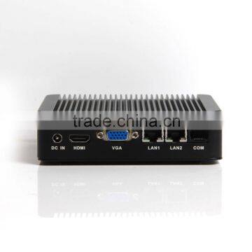 Intel Bay Trail J1800 2.41G Fanless Gaming Mini PC Windows Ubuntu 4GB Laptop RAM Assembly 16G SSD WiFi 2 Lan HTPC TV Server HDMI