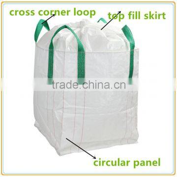 cheap price food graded pp woven bulk bag for food packaging