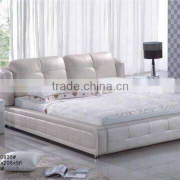Modern Leather Bed A0936