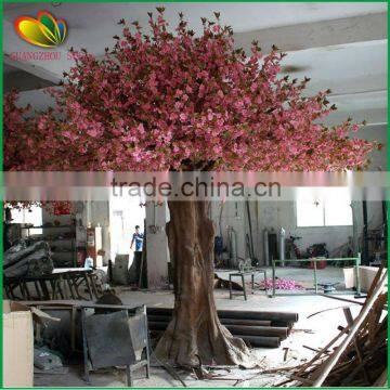 Wholesale Fiberglass Artificial Cherry Blossom Tree Garden Decoration Artificial Cherry Tree photo-4