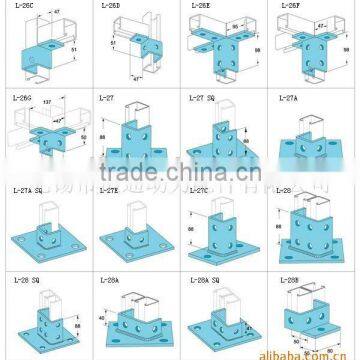 connection fitting for channel