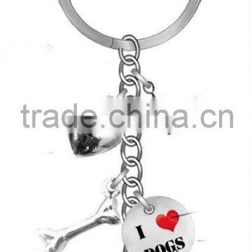 dogs keychain for couple