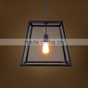 Small Glass Cover Loft Industrial Pendant Lights Edison Metal Pendant Lamps