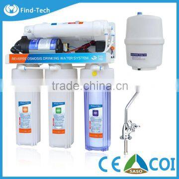 5 stages home water purifier with ro booster pump reverse osmosis system