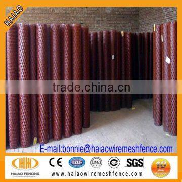 Low price powder coated diamond hole iron expanded mesh (manufacturer)