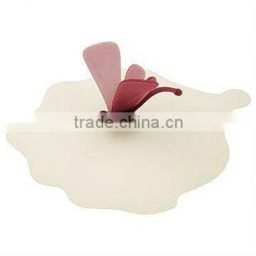 low price multicolour dragonfly silicone cup cover