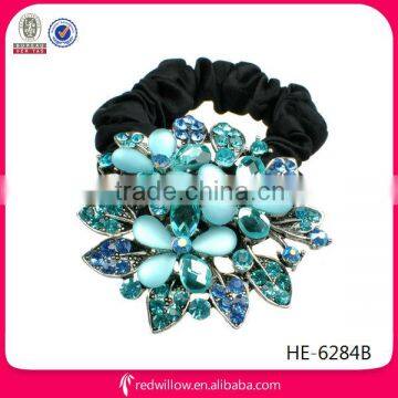 Manufacturer wholesale goody crystal flower hair elastic bands