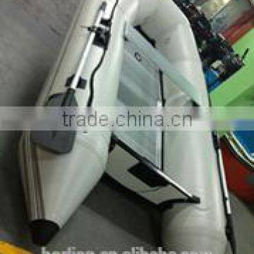 Motor inflatable fishing boat for sale,3.8m aluminium boat for 6 persons,cheap price small fiberglass boats for export