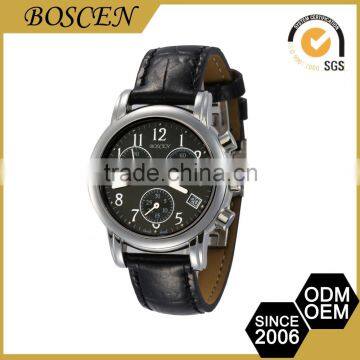 Original Brand Cost-Effective Nato Style Stainless Steel Chain Black Color Wrist Watch