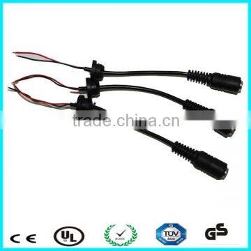 Custom 24awg 2.1mm dc female cable for led strip