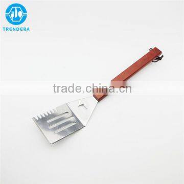 Aluminum case packed stainless steel bbq grill spatulas