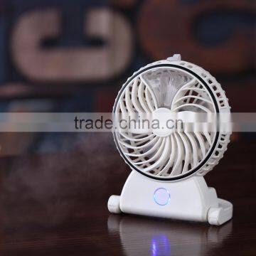 The New Mini USB Charging Beauty Spray Fan Humidification Mini Fan Portable Hand Held Air Conditioner Fan photo-5