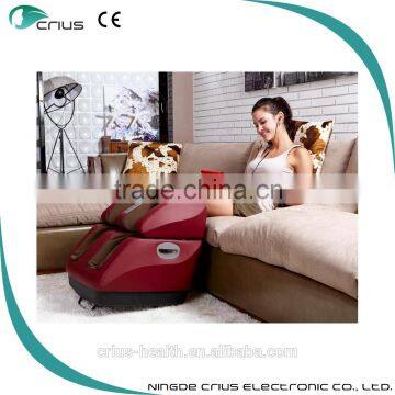 leg massager with roller and heating