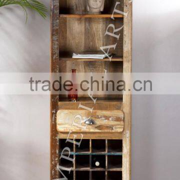 INDIAN RECYCLE WOOD WINE CABINET FOR HOME FURNITURE