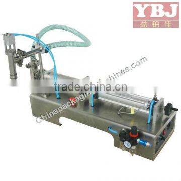 Horizontal pneumatic oil filling machine