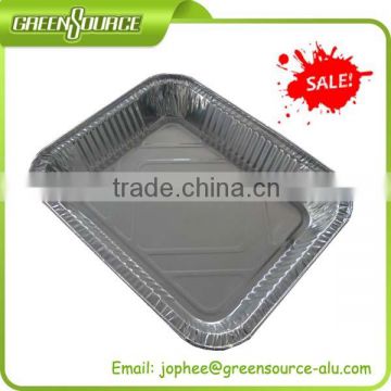 rectangular takeaway aluminum foil food tray