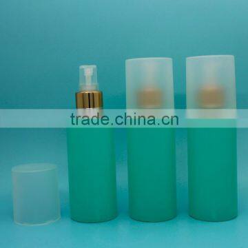 100ml PE bottle with cream pump, plasticp pe bottle for cosmetic