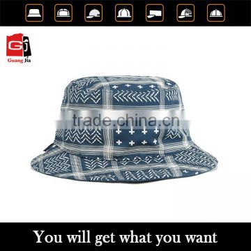 Promotional fashion with your own design custom good price printed OEM bucket hat wholesale