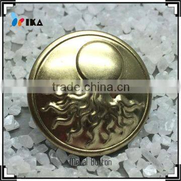 fashion designer octopus brass metal button