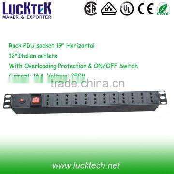 19 inch pdu for cabinet Italian power