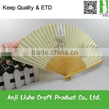 Chinese painting promotion bamboo paper fan