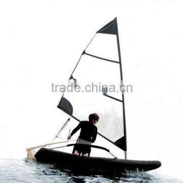 2015 new inflatable crystal sailboat,glass sailboat,catamaran sailboat,