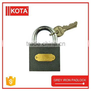 Safety 3 Iron Keys Lock Grey Iron Padlock Iron Gate Door