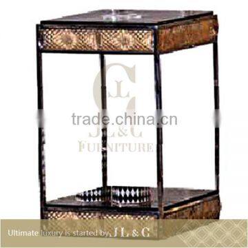 2014 best selling crystal tea table, solid wood coffee table, JT14-97 from china supplier-JL&C Furniture