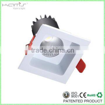 2016 Hilton Hotel Square COB LED Downlight 8w Recessed Led COB Downlights Dimmable Driver photo-4