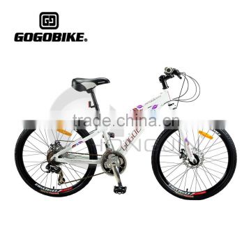 21 Speed 24'' Colorful Disc Brake MTB Bicycles