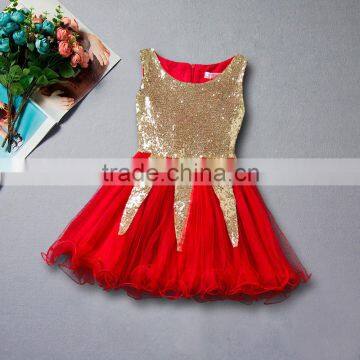 2016 Latest dress designs spring kids clothes for cartoonsummer baby girl dress wholesale new model children dress