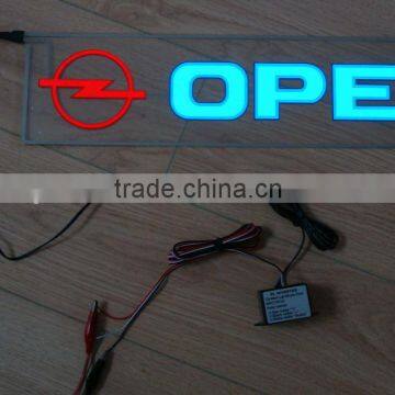 EL flash car sticker,EL flashing sticker,equalizer el car sticker