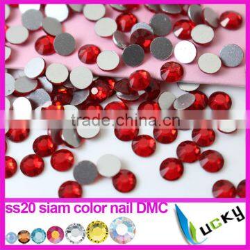 super shiny facets cut nail art DMC flat back crystal rhinestones without glue