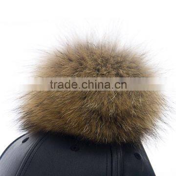 2016/2017 New Style Women Baseball Cap With Big Fur Pompom on Top KZ160073 photo-5