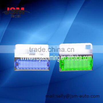 12v/24v 18 leds chrome led side marker light for trucks