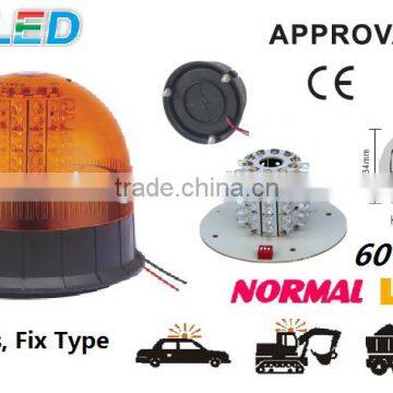 E-MARK LED Flash Warning Light, ECE MARK LED Rotating Warning Beacon (SR-BL-506AF-1) 3 Bolts Fix LED Beacon Light, 3 Functions