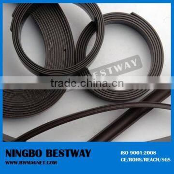 Flexible isotropic magnetic strip rubber magnet