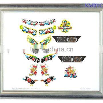 a3 size digital stickers logo printer