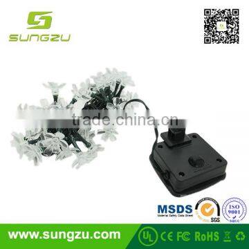 2016 Christmas Holiday Party Wedding Outdoor Decoration Indoor Bettery Solar Lotus Plastic Flower Fairy String Led Lights Quality Choice photo-2