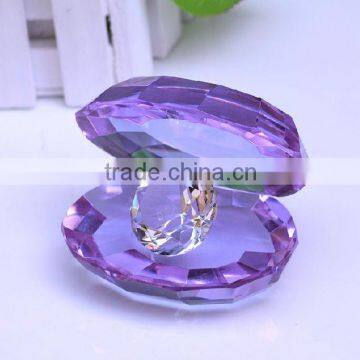 Elegant Purple Crystal Shell For Weddings