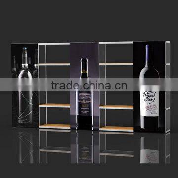Modern Bar Furniture Lighted Bar Counter Top With Display Wine Cabinet photo-2