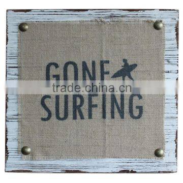 Chinese Products Wholesale Custom Burlap Wall Printing photo-2