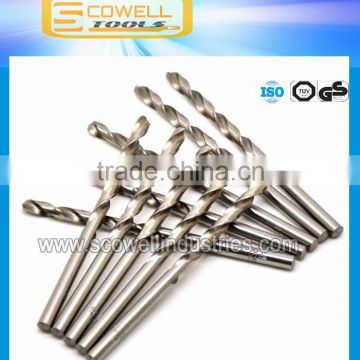 HSS Twist Drill Bits Fully Ground DIN338 Bright Finishing for Steel 135 degree split