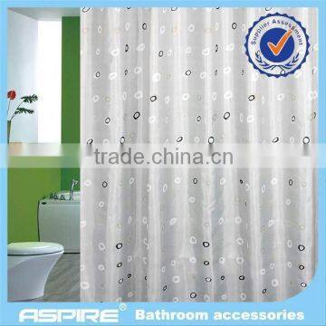 printed 100 polyester shower curtain