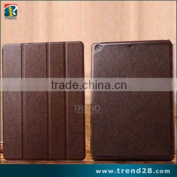 China supplier hot roll up stand smart leather case for ipad air