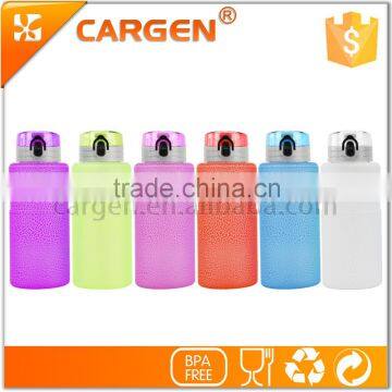 Colorful 1070ml flip sport plastic big slam water bottle